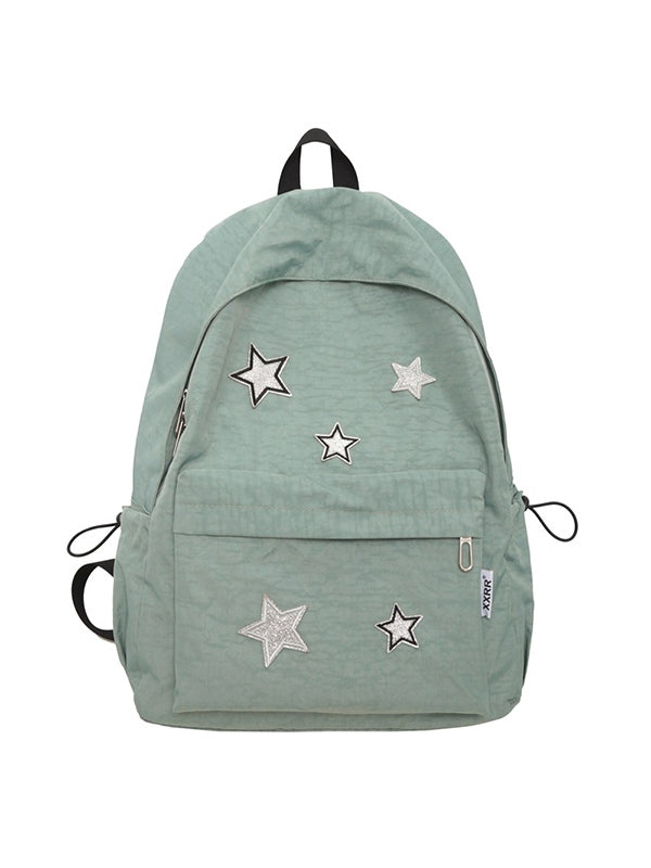 Contrasting Color Star Without Pendant Backpack