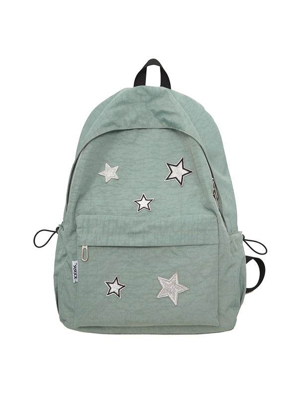 Contrasting Color Star Without Pendant Backpack