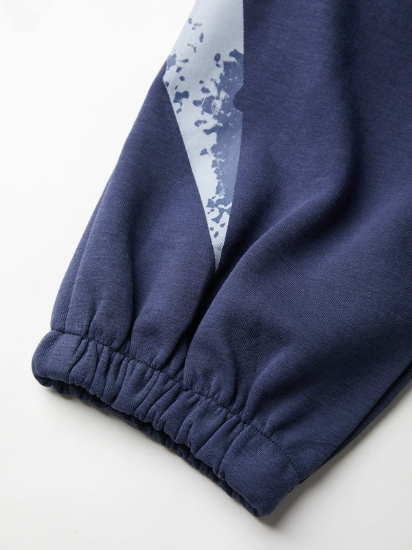 Star Print High Waist Stretchy Sweatpants