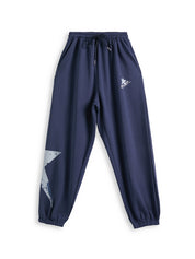 Star Print High Waist Stretchy Sweatpants