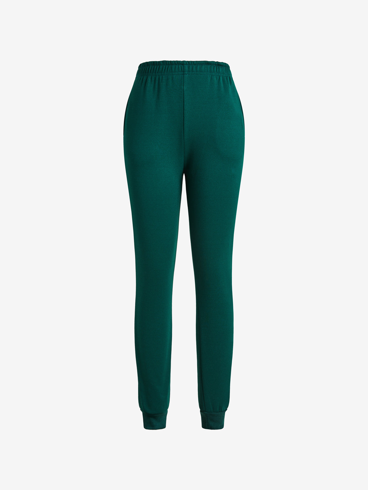 Letter Print Bound Feet Sweatpants