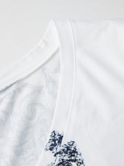 Gothic Rhinestone Print Short Sleeve Tee