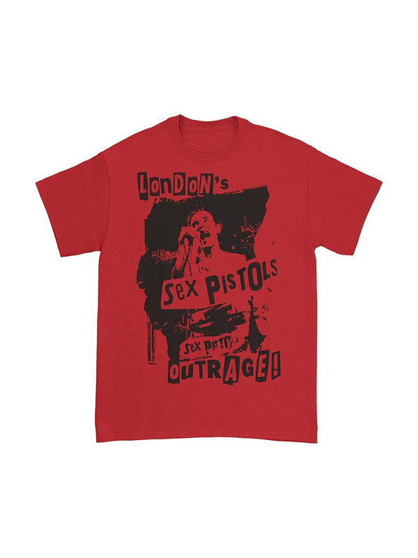 Men's Vintage Portrait Print Short Sleeve Tee