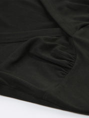 Casual V Neck Short Sleeve Tee
