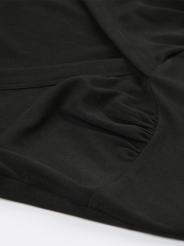 Casual V Neck Short Sleeve Tee