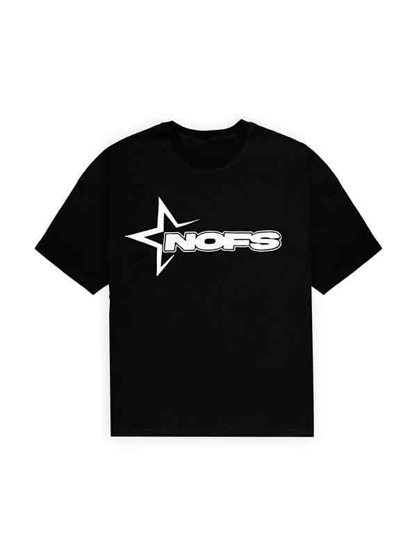 Men's Star Print Oversized Short Sleeve Tee