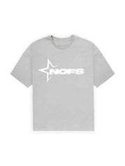 Men's Star Print Oversized Short Sleeve Tee
