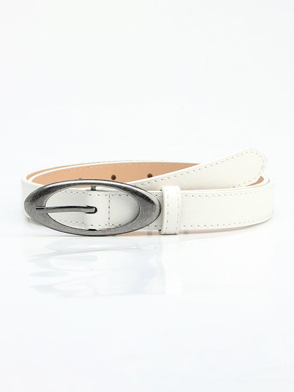 Punk Ellipse Buckle Belt