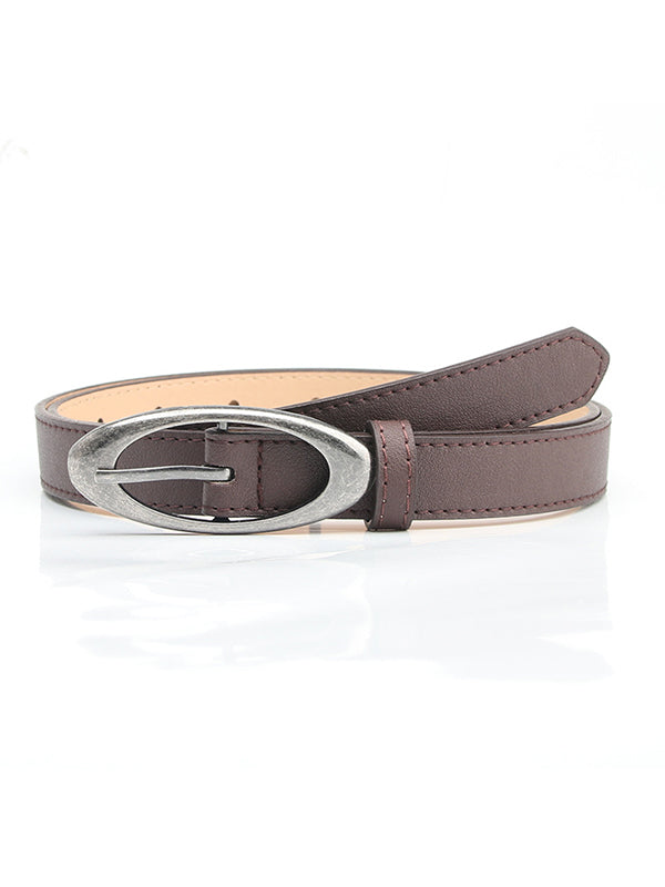Punk Ellipse Buckle Belt