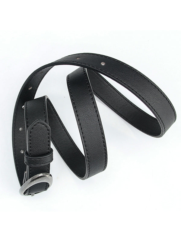 Punk Ellipse Buckle Belt