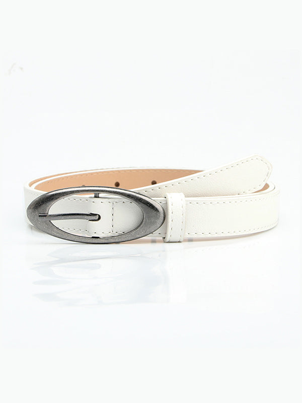 Punk Ellipse Buckle Belt