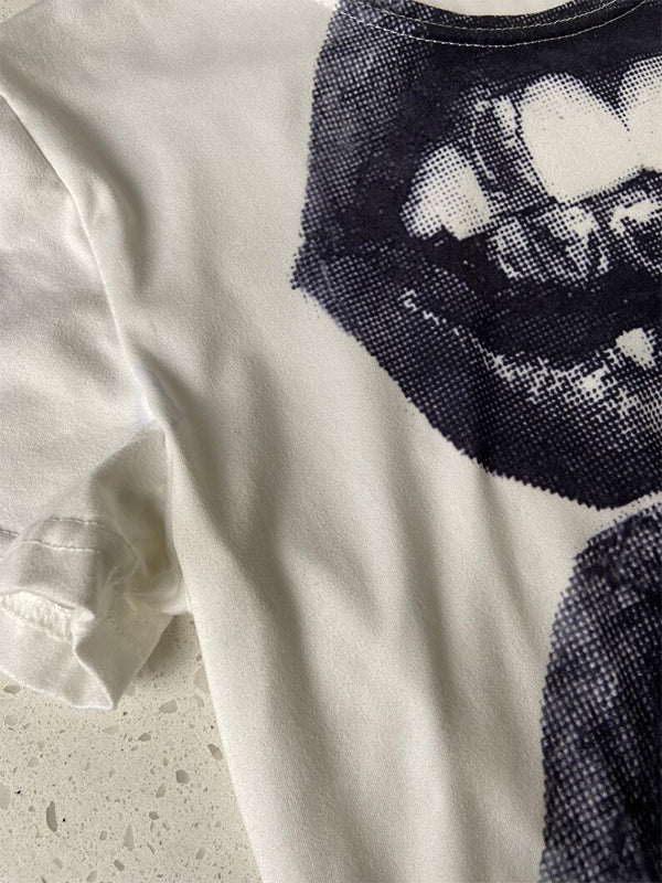 Retro Print Short Sleeve Tee