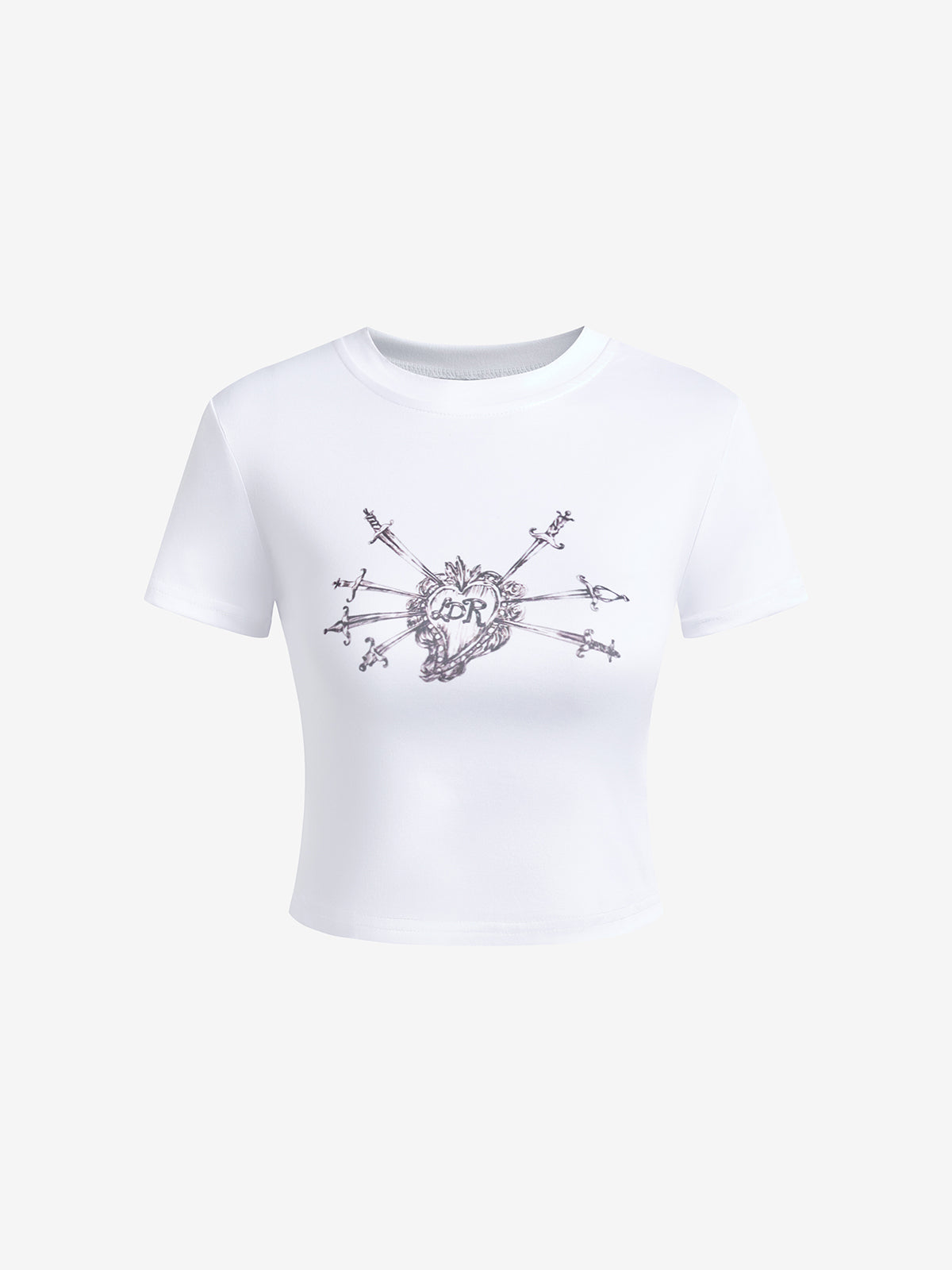 Retro Print Short Sleeve Tee