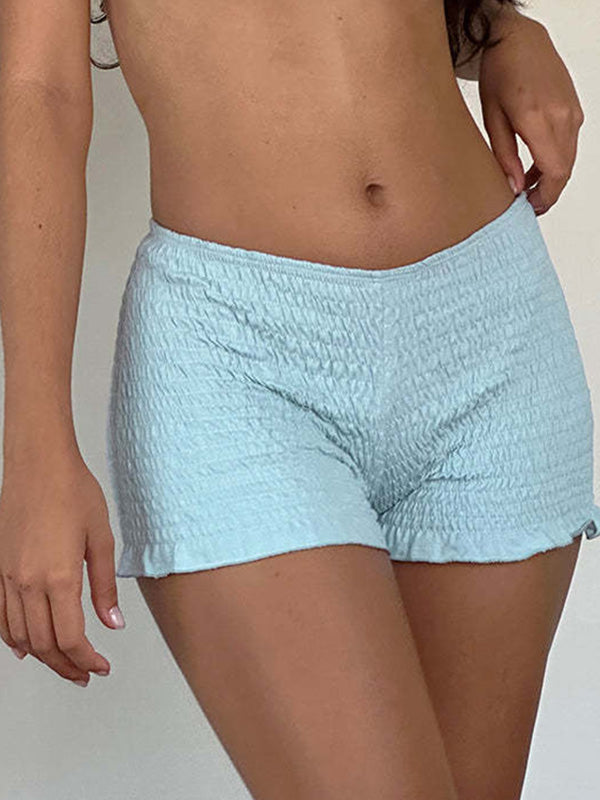 Solid Color Tight Shorts