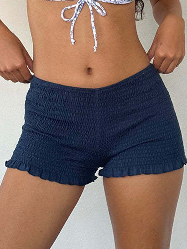 Solid Color Tight Shorts