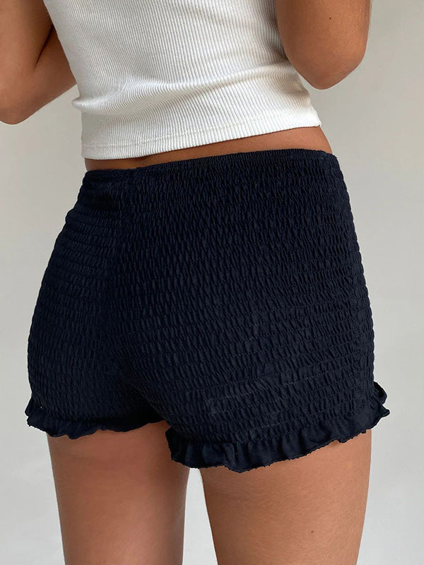 Solid Color Tight Shorts