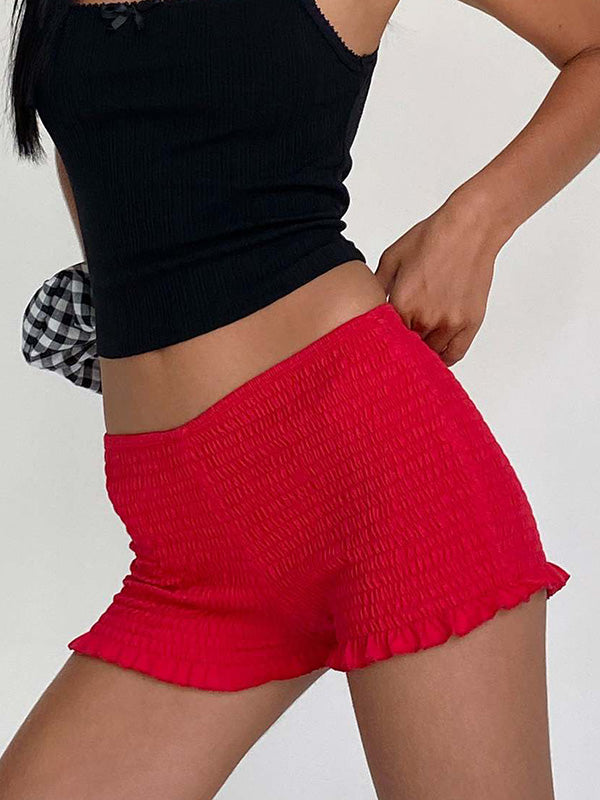 Solid Color Tight Shorts