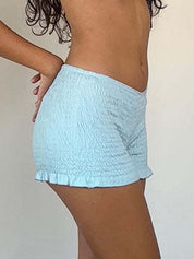 Solid Color Tight Shorts