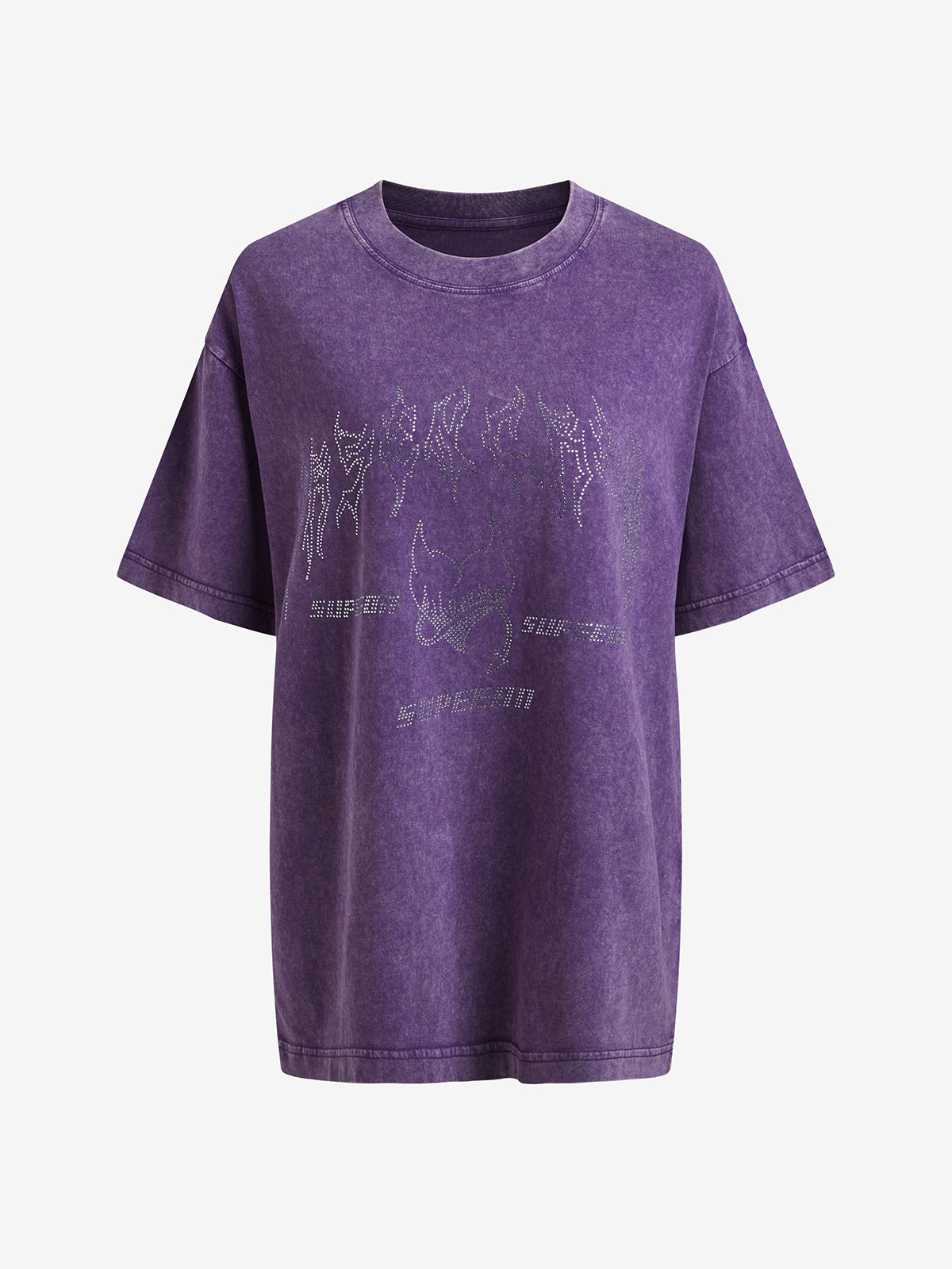 Men's Letter Graphic Oversized Short Sleeve Tee