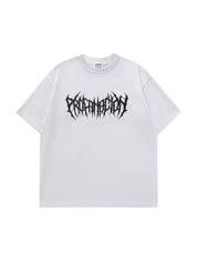 Men's Letters Oversized Short Sleeve Tee