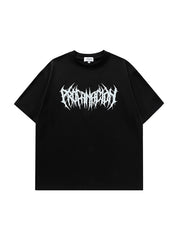 Men's Letters Oversized Short Sleeve Tee