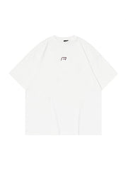 Men's Unisex Wing Print Oversized Short Sleeve Tee