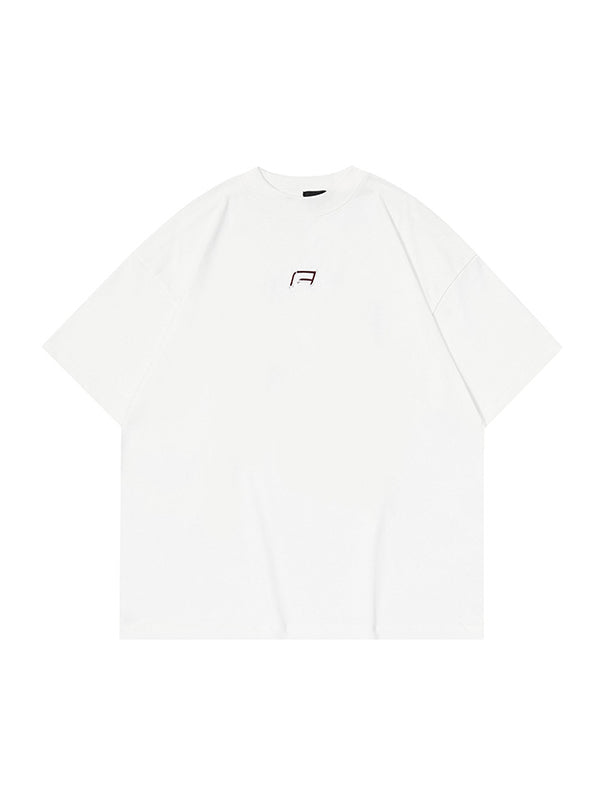 Men's Unisex Wing Print Oversized Short Sleeve Tee