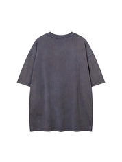 Men's Street Print Oversized Short Sleeve Tee