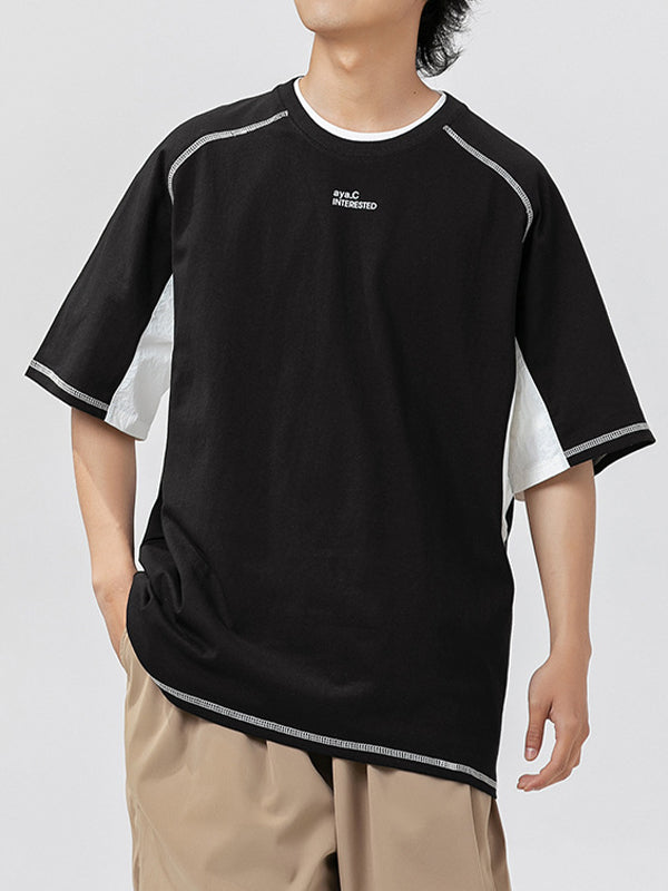 Men's Raglan Oversized Short Sleeve Tee