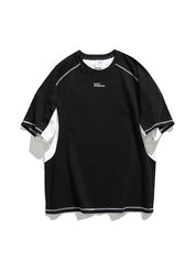 Men's Raglan Oversized Short Sleeve Tee