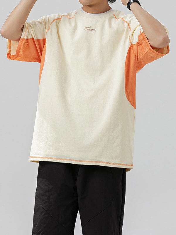 Men's Raglan Oversized Short Sleeve Tee