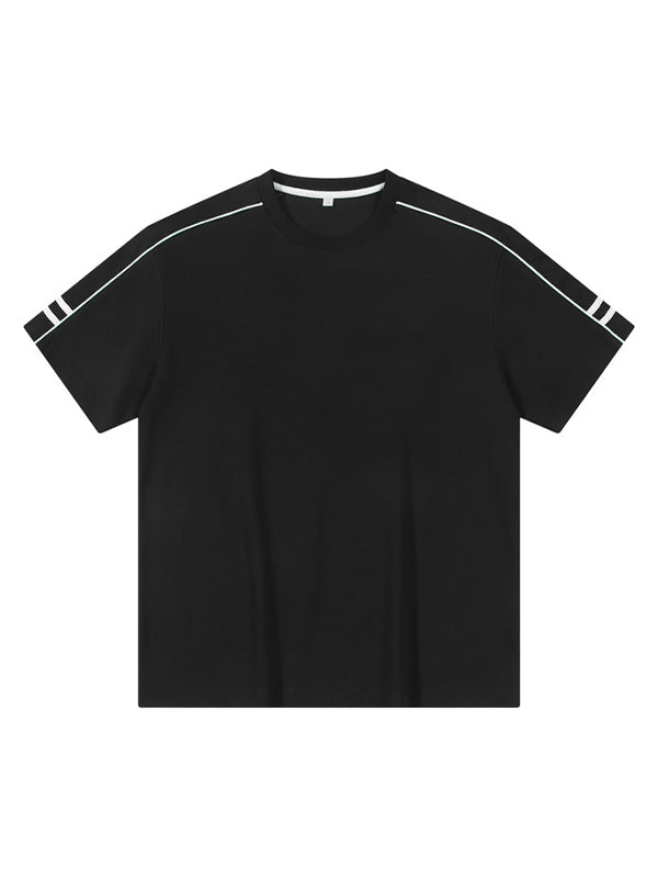 Men's Solid Color Oversized Short Sleeve Tee