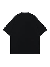 Men's Spider Print Oversized Short Sleeve Tee
