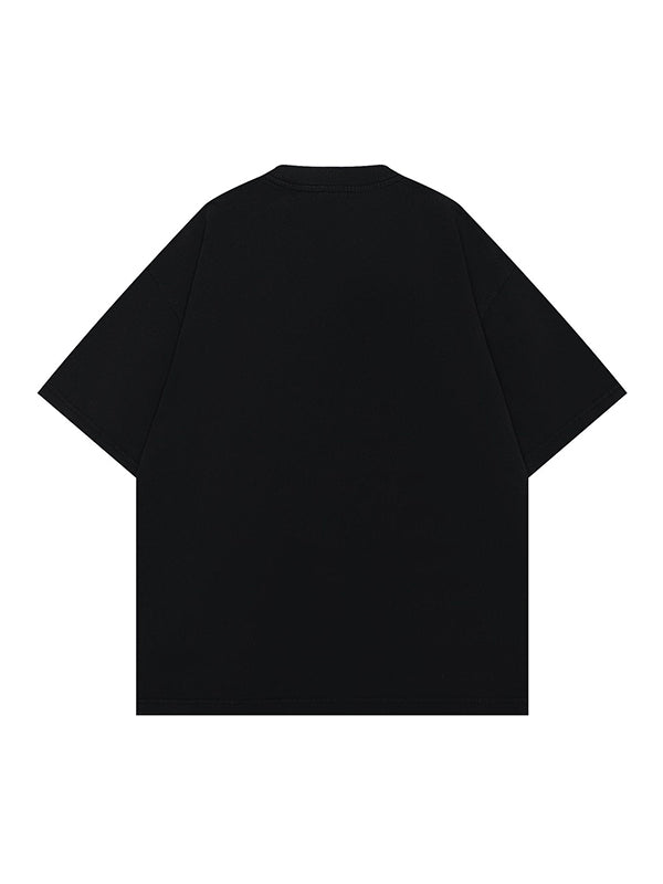 Men's Spider Print Oversized Short Sleeve Tee