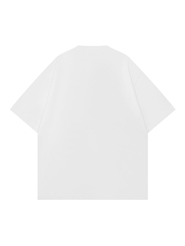 Men's Spider Print Oversized Short Sleeve Tee