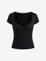 Solid color Short Sleeve Tee