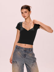 Solid color Short Sleeve Tee