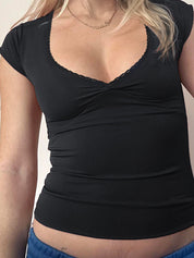 Solid color Short Sleeve Tee