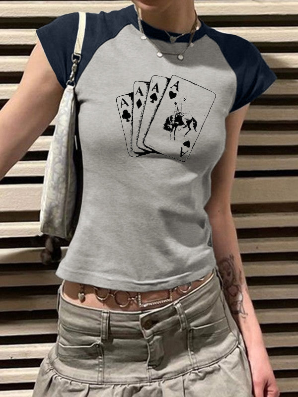 Face Print Short Sleeve Tee