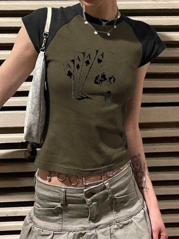 Face Print Short Sleeve Tee