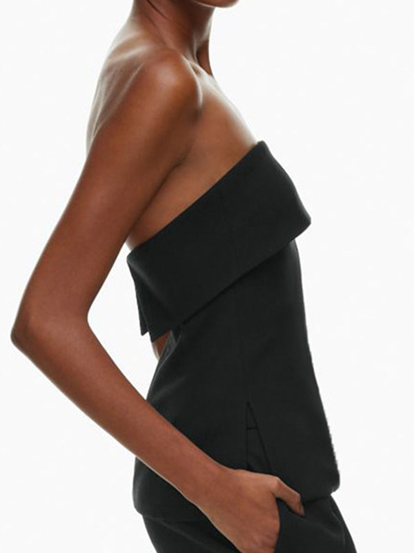 Slit Bandeau Top