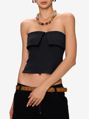 Slit Bandeau Top