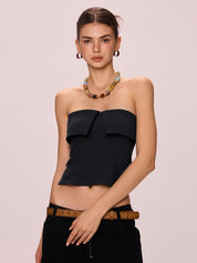 Slit Bandeau Top