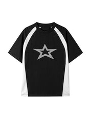 Men's Star Oversized Short Sleeve Tee