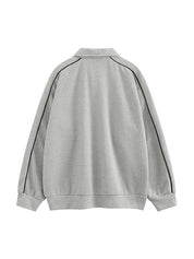 Men's Polo Oversized Long Sleeve Tee