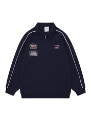 Men's Polo Oversized Long Sleeve Tee