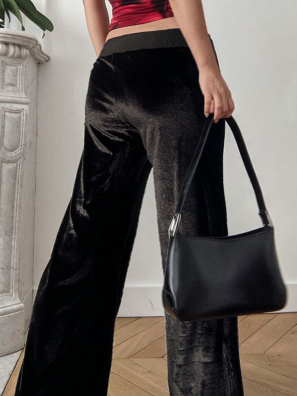 Star Print Flare Leg Pants