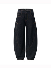 Men's Cargo Jeans With Large Pockets