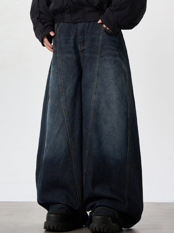 Men's Embroidered Scimitar Cargo Jeans