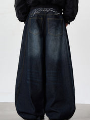 Men's Embroidered Scimitar Cargo Jeans